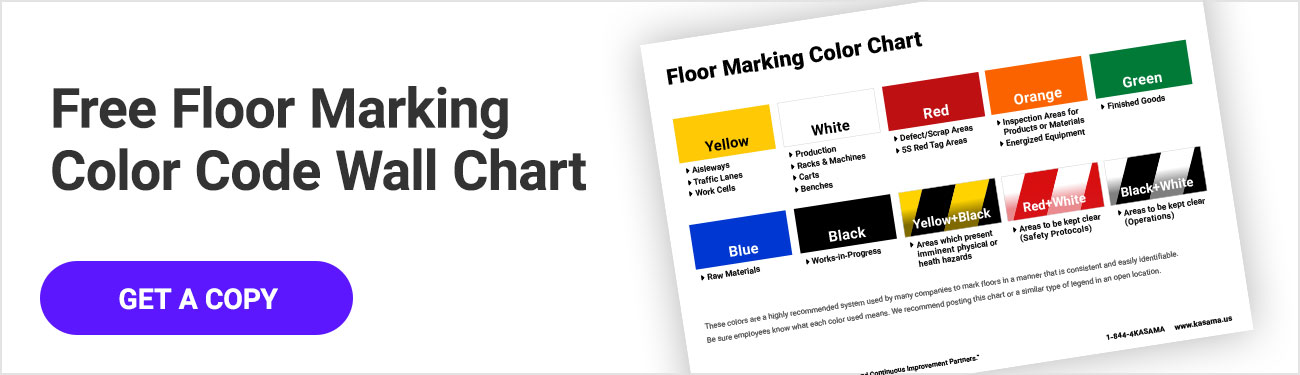 Floor Marking Color Chart