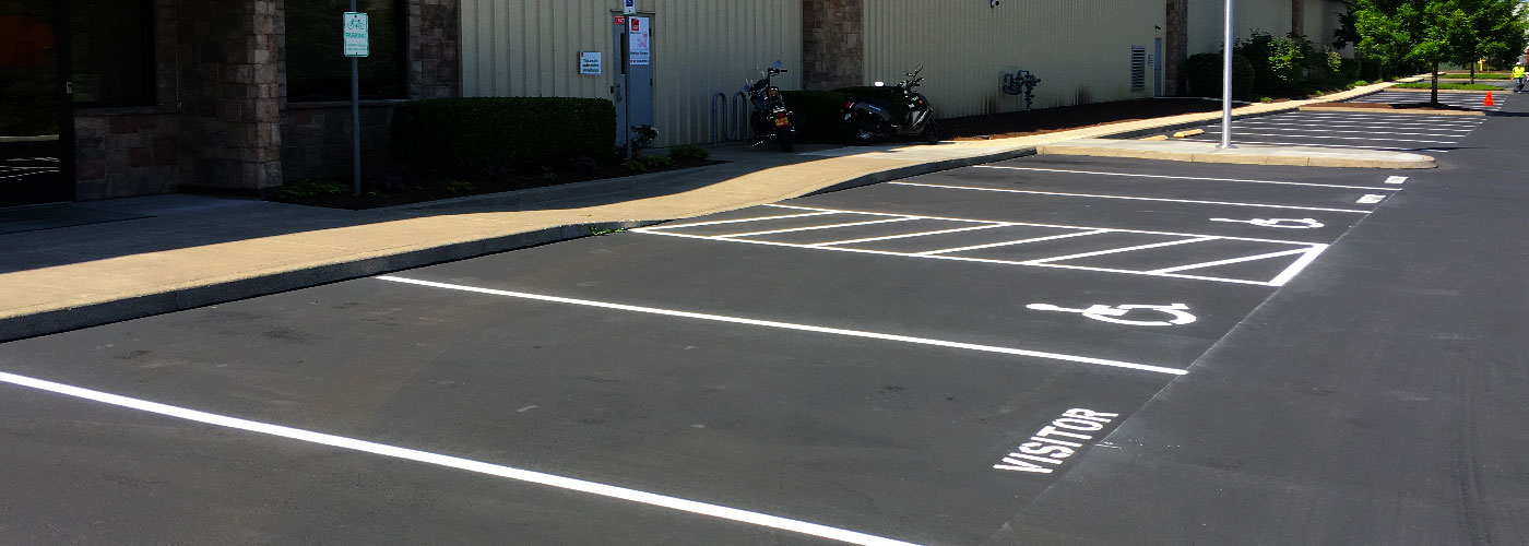 Parking Lot Line Stencil, install and maintain parking lot lines