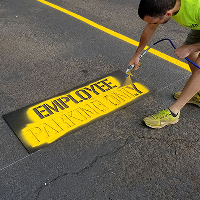 Parking Lot Stencils